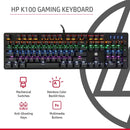 HP GK100F Wired Mechanical Gaming Keyboard,4 LED Indicators, Mechanical Switches
