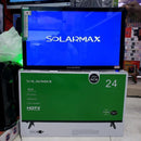 Solarmax 24" AC/DC LED Digital TV - Frameless, Smart, Bluetooth-Enabled Android TV, Netflix + YouTube, Wi-Fi Television