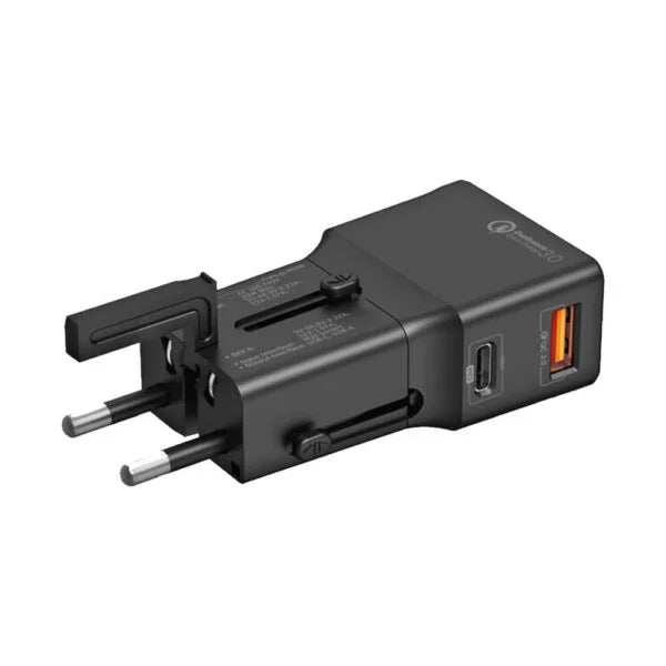 Promate TRIPLUG-IS2 Triplug Universal Travel Adapter