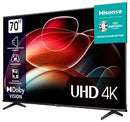 Hisense 70A61K 70" 4K Smart DLED TV (2023) – Ultra HD, HDR, Netflix & YouTube Ready