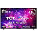 TCL 58-Inch 58V6B 4K UHD Google Smart TV – HDR, Voice Control, Dolby Audio