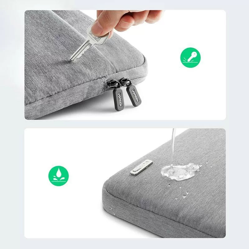 UGREEN Laptop Carry Case 14″–14.9″ Grey – Water-Resistant, Shockproof Travel Bag – Model LP437 (UG-50337)