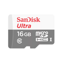 SanDisk Ultra 16GB micro SD card A1 speed class front view