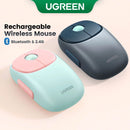 UGREEN FUN+ MU102 Dual‑Mode Wireless Mouse (UG-90538) – Bluetooth &amp; 2.4 GHz, Silent, 4000 DPI, Rechargeable