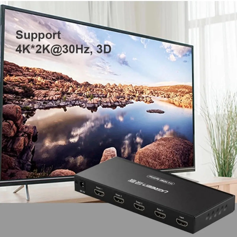 UGREEN UG-40202UK HDMI 1 In 4 Out Splitter 