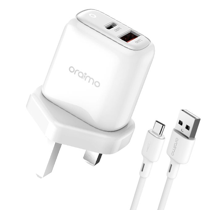 oraimo PowerCube 3 Pro 18W Fast Charging Charger Kit