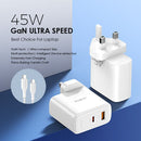 oraimo PowerGaN 45 45W Fast Charging Charger Kit 