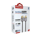 Promate Certified Ultra High-Speed 8K@60Hz HDMI 2.1 Cable, 5M Cable (PrimeLink8k-500)