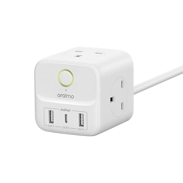 Oraimo  OWS-U342 Power Hub C 6-In-1 Smart Fast Charger