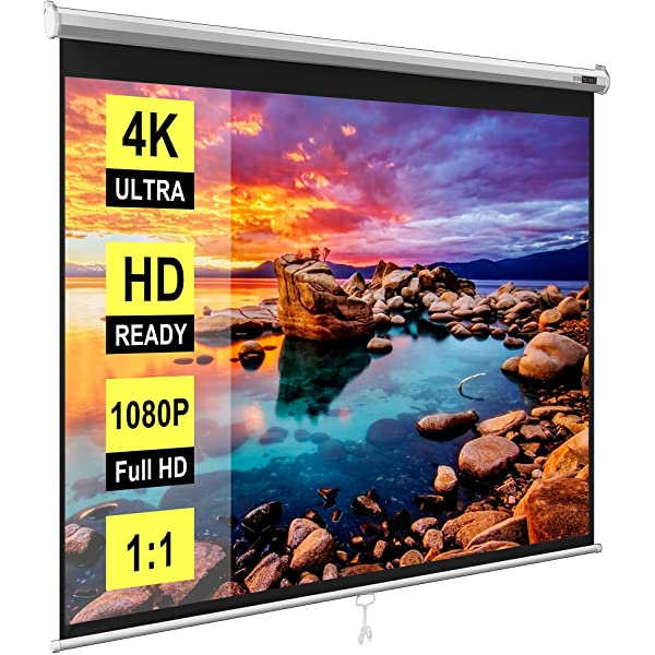 Officepoint Projector Screen 96 x 96 Wall Mount (03PSN1006)