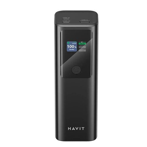 Havit PB50 27000mAh Smart Display Power Bank | Fast Charging Portable Charger for Phones, Tablets & Devices