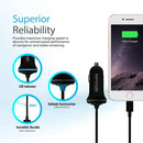 Promate Car Charger with Lightning Connector for iPad iPhone and iPod