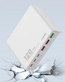 LDNIO Q605 120W High-Power Desktop Charger – QC4.0+ / PD3.0 / SCP / PPS / VOOC Fast Charging Hub