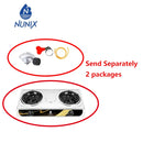 Nunix SC-001 2 Burner Table Top Gas Cooker Stainless Steel
