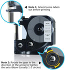 Dymo 45013 DM1 Black on White- 12mm X 7 m Compatible Cartridge For Dymo Label Printer-2054