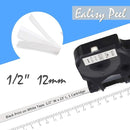 Dymo 45013 DM1 Black on White- 12mm X 7 m Compatible Cartridge For Dymo Label Printer-2054