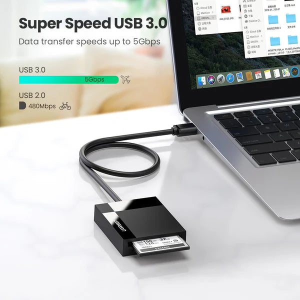 UGREEN CR125 4-in-1 USB 3.0 SD/TF Card Reader