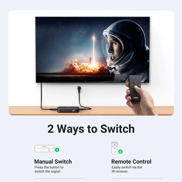 UGREEN CM598 HDMI Switch 3 in 1 Out 4K HDMI Switcher