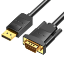 Vention DP to VGA Cable 1.5M Black connector