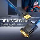 Vention DP to VGA cable for laptop and projector