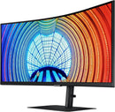 Samsung S6 ViewFinity 34" Ultra‑Wide WQHD Monitor