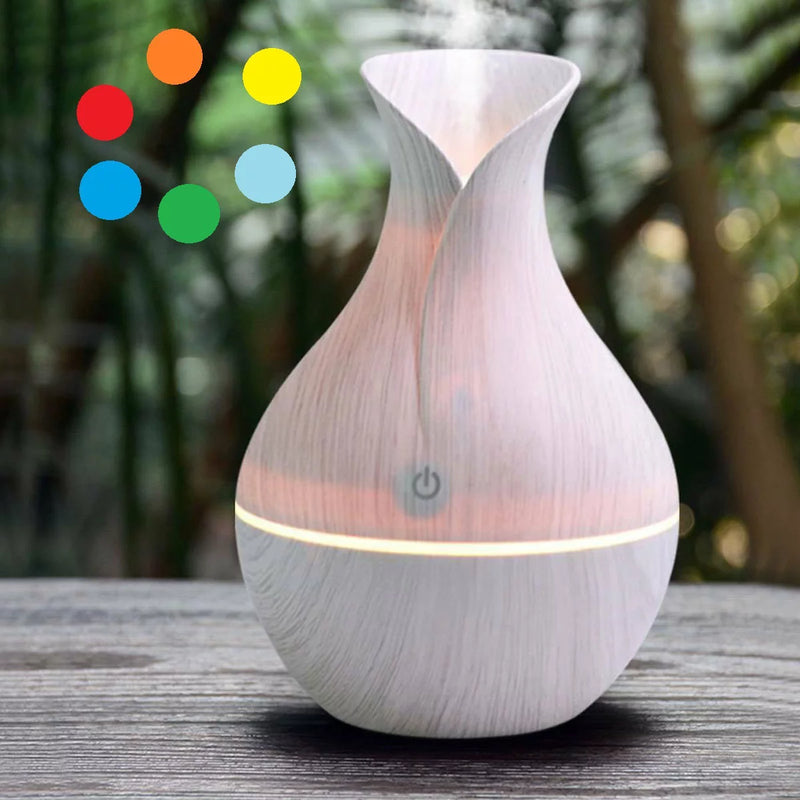 Ultrasonic Aroma Humidifier - Capacity 130ml, Noiseless