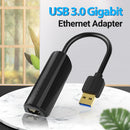 Vention USB 3.0-A To Gigabit Ethernet Adapter Gray 0.15m Aluminum Alloy Type (VEN-CEWHB)