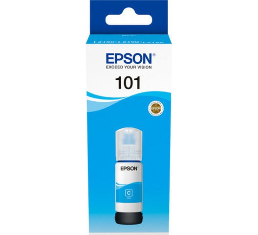 Epson 101 EcoTank Cyan ink bottle - 70ml (C13T03V24A)