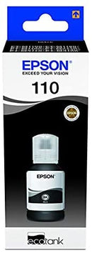EPSON 110 EcoTank Pigment black ink bottle  - 120ml (C13T03P14A)