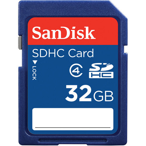 SanDisk 32GB SDHC Flash Memory Card for Camera (SDSDB-032G-B35)