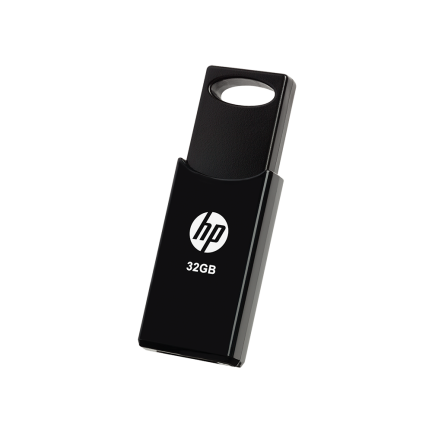 HP 32GB v212 USB 2.0 Metallic Flash Drive (HPFD212B-32)