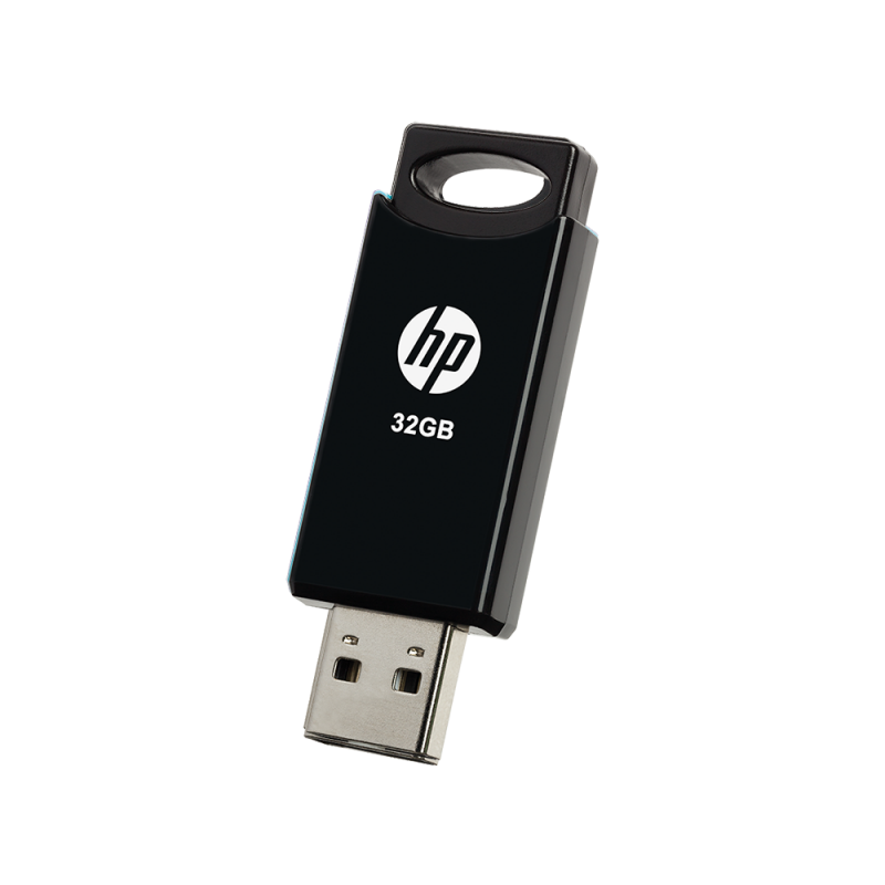 HP 32GB v212 USB 2.0 Metallic Flash Drive (HPFD212B-32)