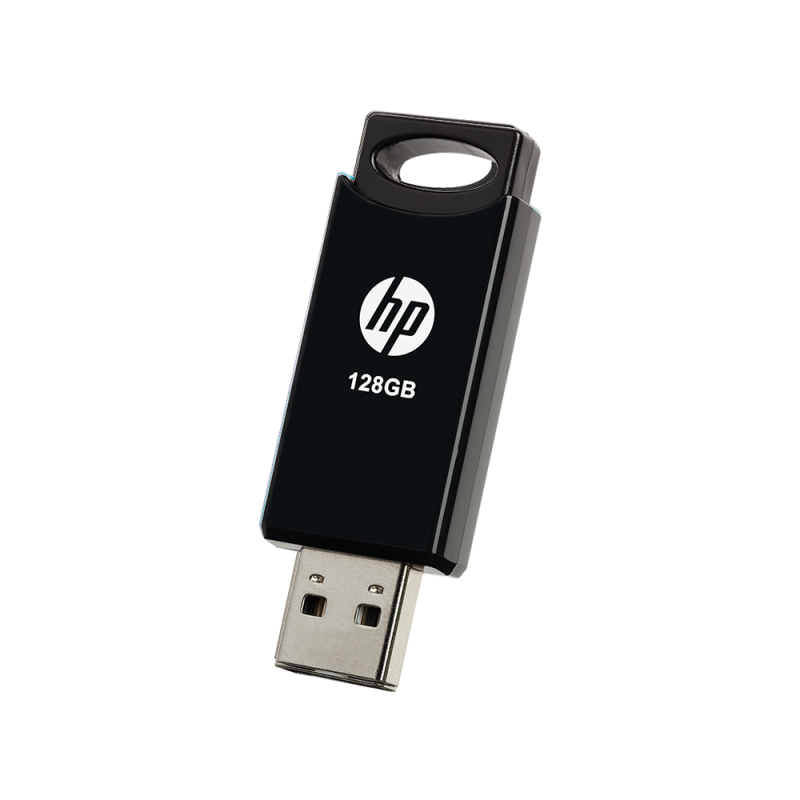 HP 128GB v212 USB 2.0 Metallic Flash Drive (HPFD212B-128)