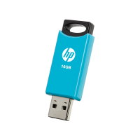 HP 16GB v212 USB 2.0 Metallic Flash Drive - Light Blue (HPFD212LB-16)
