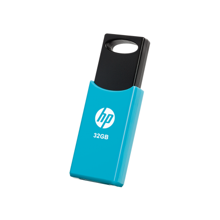 HP 32GB v212 USB 2.0 Metallic Flash Drive - Light Blue (HPFD212LB-32)