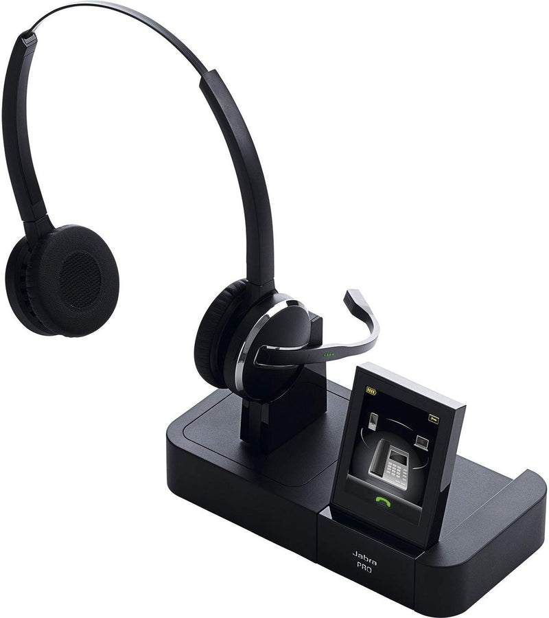 Jabra PRO 9465 Duo (9465-29-804-101) - Professional Wireless Unified Communicaton Headset with Touch screen base (DECT+USB+Bluetooth)