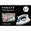 Sokany Travel Steam Iron - Non-stick, Light-weight