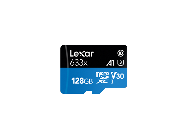 Lexar 128GB High-Performance 633x microSDHC/microSDXC UHS-I Card (LSDMI128BB633A)