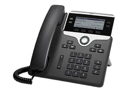 Cisco CP-7841 IP Phone -  4 SIP accounts,  built-in speakerphone, Wideband for enhanced audio clarity