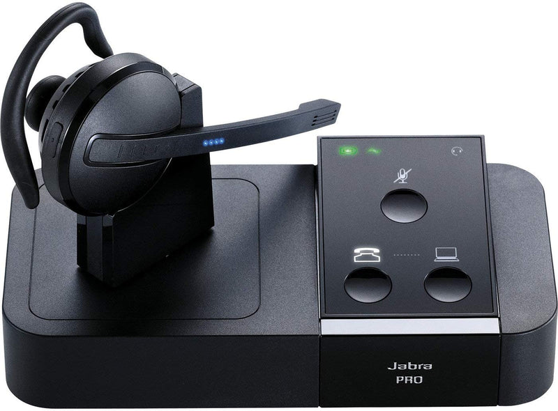 Jabra PRO 9450 Mono Midi-Boom (9450-25-507-101) - Professional Wireless Communication Headset (DECT+USB)