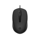 HP 150 USB Wired Mouse - Elegant Ergonomic Design, 1600 DPI Optical Tracking, USB Plug & Play - 240J6AA