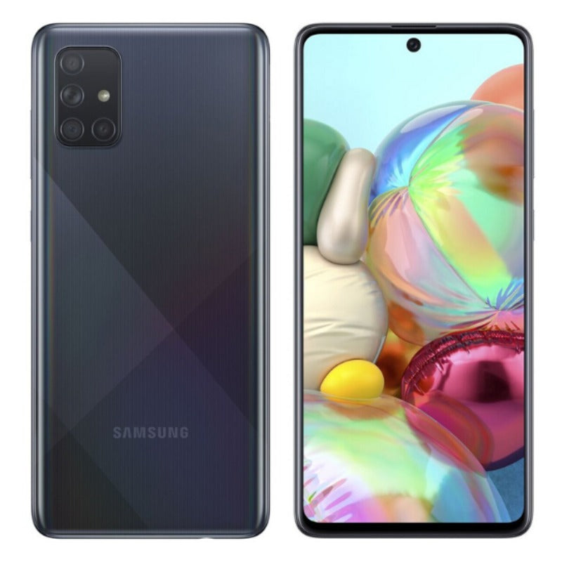 Samsung Galaxy A71 (SM-A715) Smartphone: 6.7" inch - 6GB RAM - 128GB ROM - 64MP+12MP+5MP+5MP Camera - 4G - 4500 mAh Battery