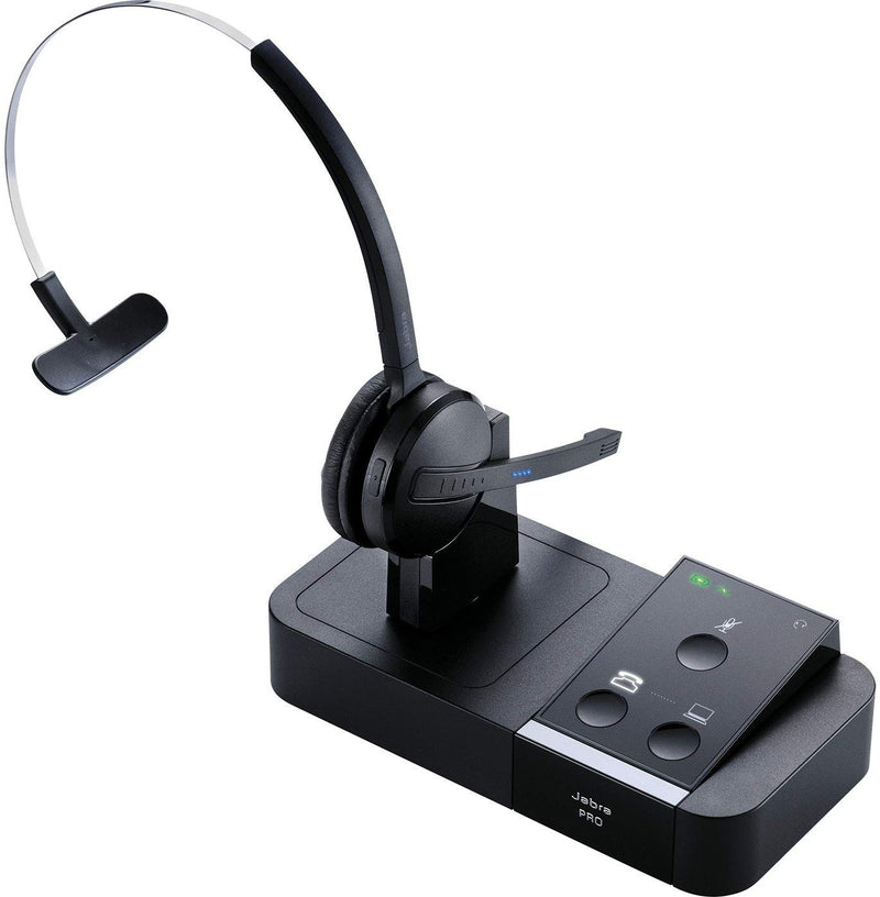 Jabra PRO 9450 Mono Midi-Boom (9450-25-507-101) - Professional Wireless Communication Headset (DECT+USB)
