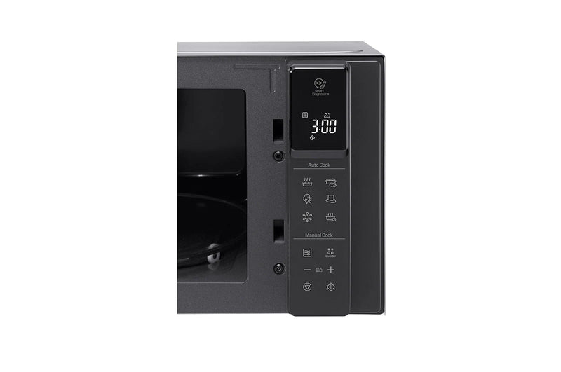 LG MS2595CIS 25Liters Solo Microwave Oven - Smart inverter magnetron, 16 auto cook programs