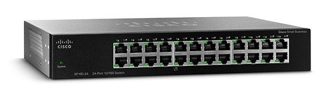 Cisco SF110-24 110 Series 24-Port Unmanaged Network Switch Small Business