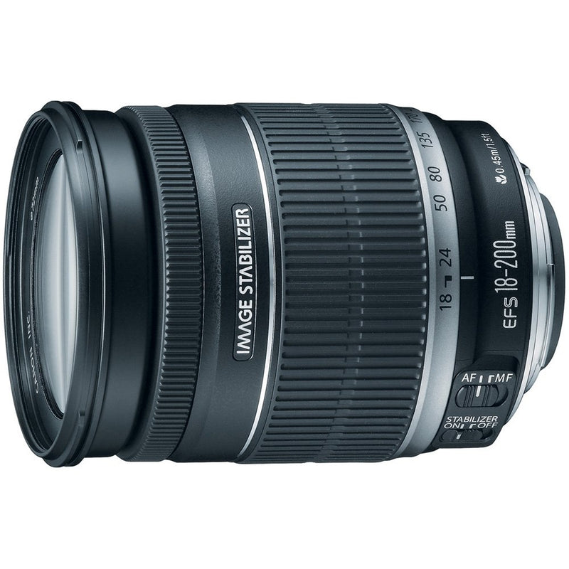 Canon EF-S 18-200mm f/3.5-5.6 IS Standard Zoom Lens for Canon DSLR Cameras