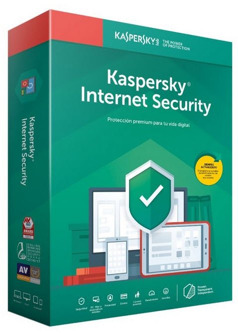Kaspersky Internet Security 4 licences for 1 year (KL1939QXDFS