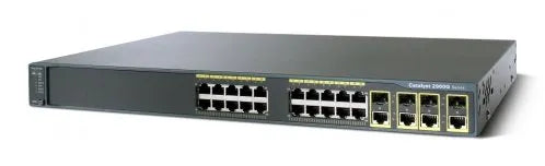 CISCO Catalyst 2960 WS-C2960G-24TC-L Switch - Catalyst 2960 24 10/100/1000, 4 T/SFP LAN Base Image