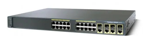 Cisco WS-C2960-24PC-S Catalyst 2960 24-PT 10/100 Ethernet Switch -Rack-mountable 1U, Power Over Ethernet (PoE