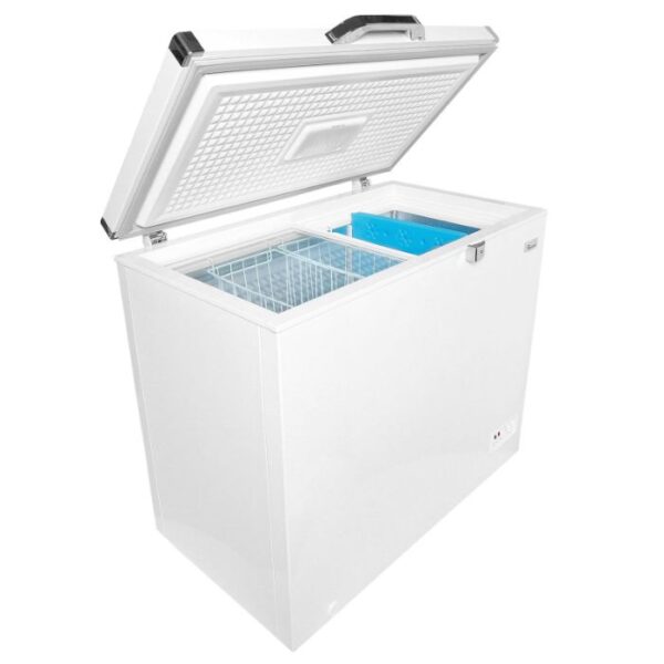 Ramtons CF/242 245Ltrs Chest Freezer - Aluminium interior, Lockable door + Glass display